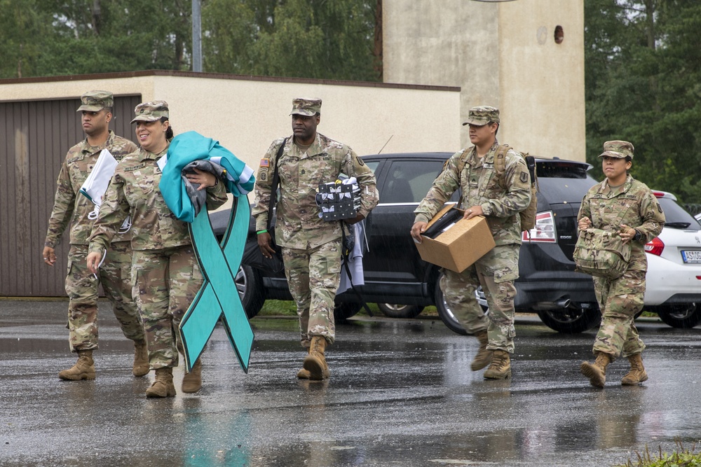 Soldiers Continue Efforts To Make Camp Kasserine A Place For Afghan Evacuees To Get Rest, Food, and Care