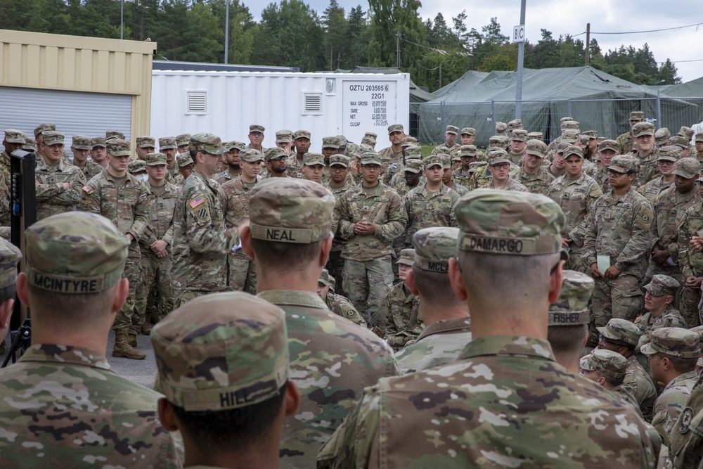 Soldiers Prepare Camp Kasserine for Afghan Evacuees