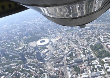 100th ARW conducts flyover in support of Ukrainian Independence Day