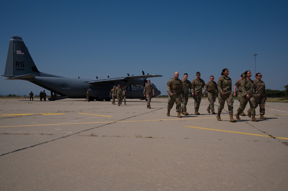 C-130 aircraft arrive in Bulgaria for Thracian Summer 2021