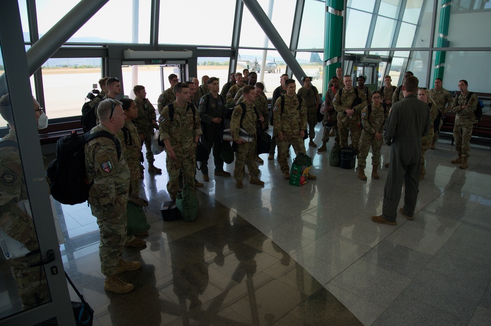 C-130 aircraft arrive in Bulgaria for Thracian Summer 2021