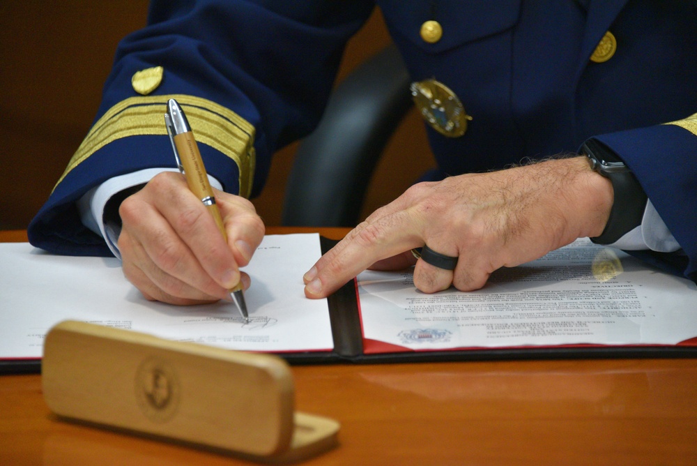 The Coast Guard signs CSPI agreement with San Diego State University