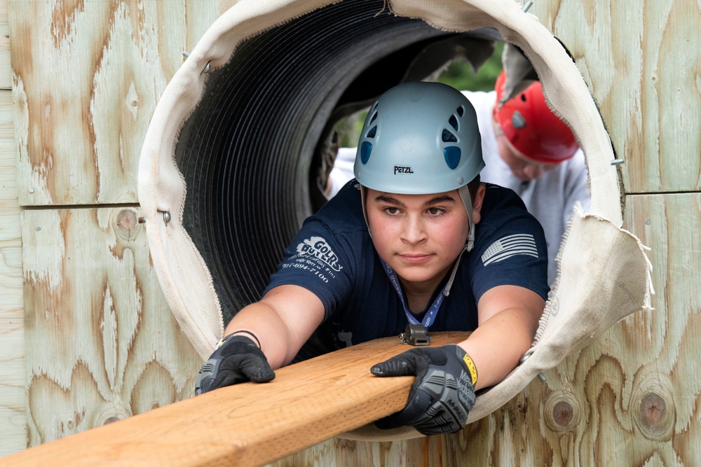 Eagle River High School JROTC completes Leadership Reaction Course