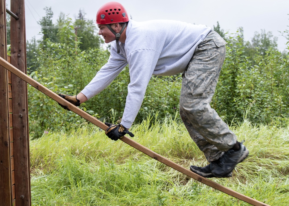 Eagle River High School JROTC completes Leadership Reaction Course