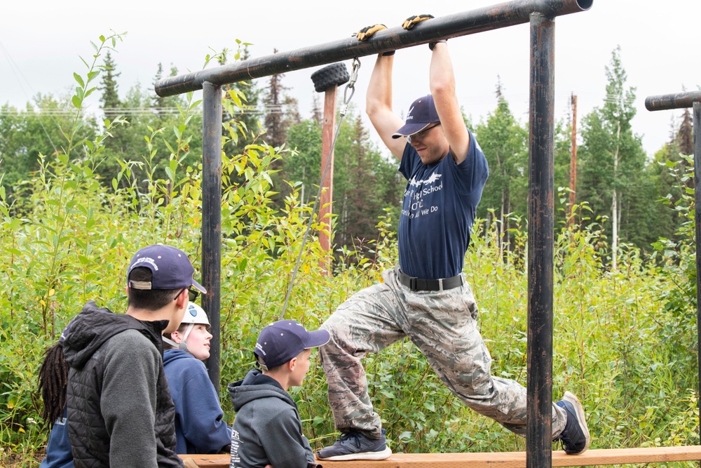 Eagle River High School JROTC completes Leadership Reaction Course