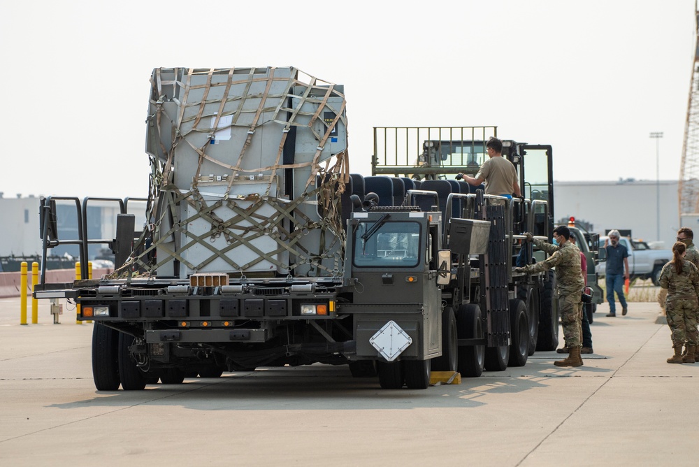 Afghanistan evacuation support from Travis Air Force Base