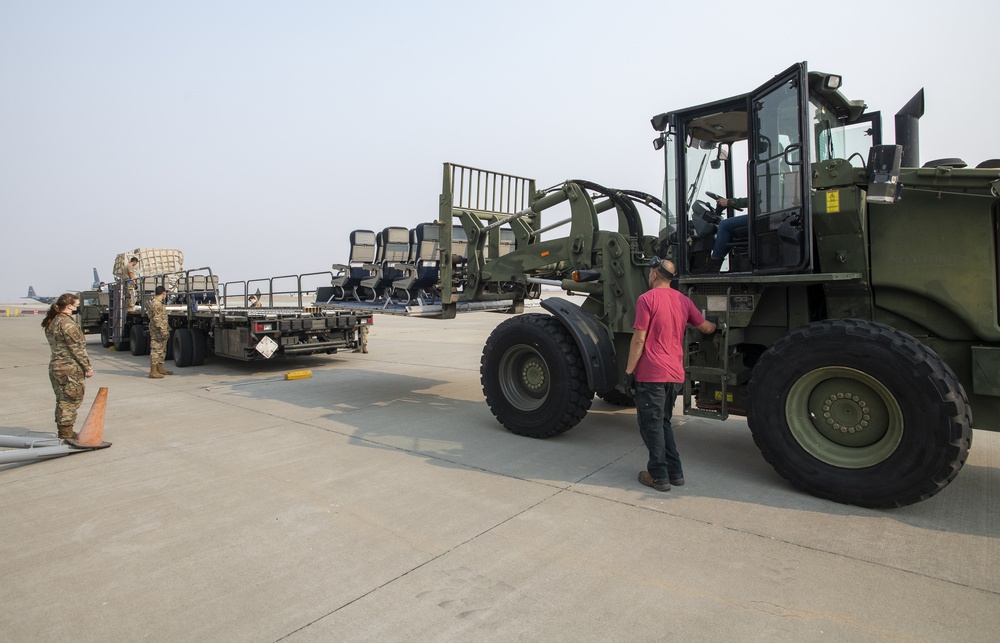 Afghanistan evacuation support from Travis Air Force Base