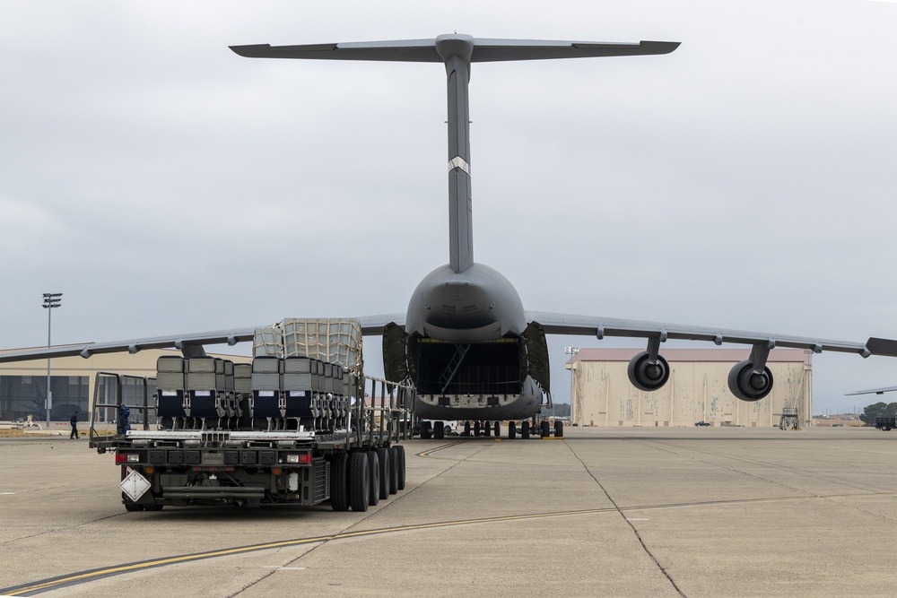 Cargo equipment lift, Travis AFB