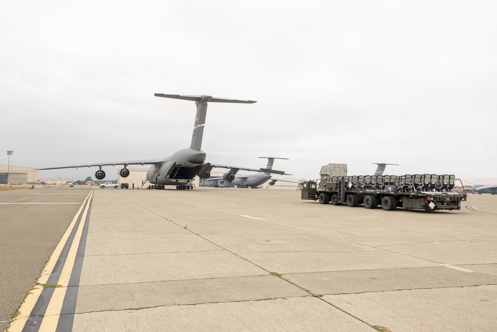 Cargo equipment lift, Travis AFB