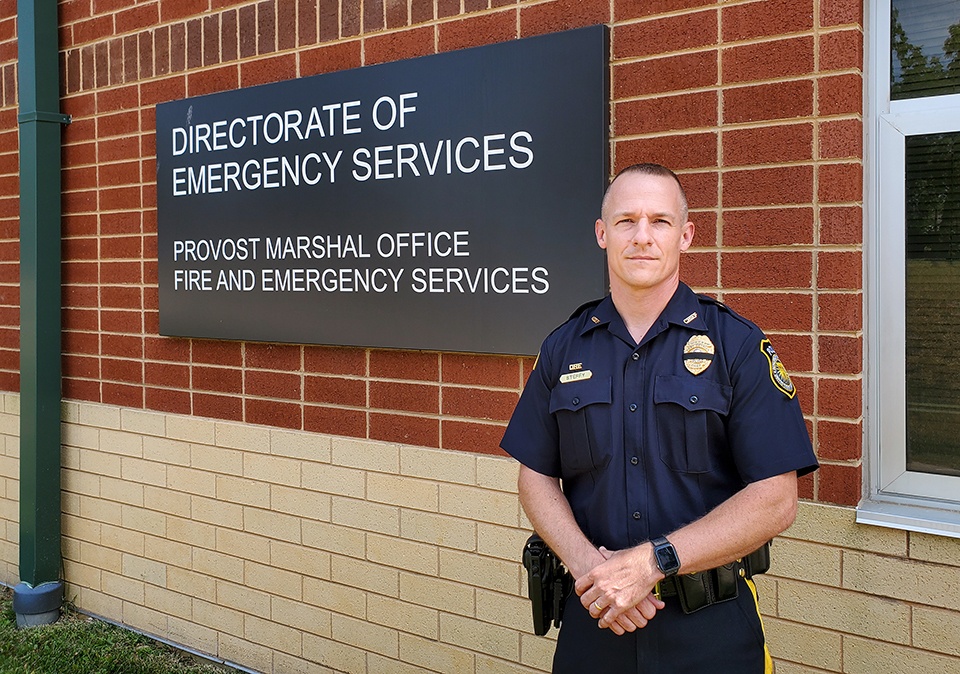 Fort Detrick welcomes new Chief of Police