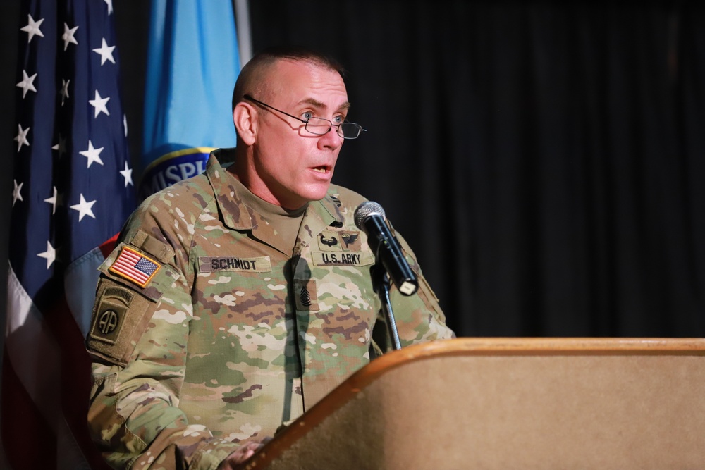 U.S. Army Noncommissioned Officer Leadership Center of Excellence Commandant speaks at WHINSEC