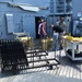 USS Vicksburg (CG 69) Sailors volunteer aboard Battleship Wisconsin