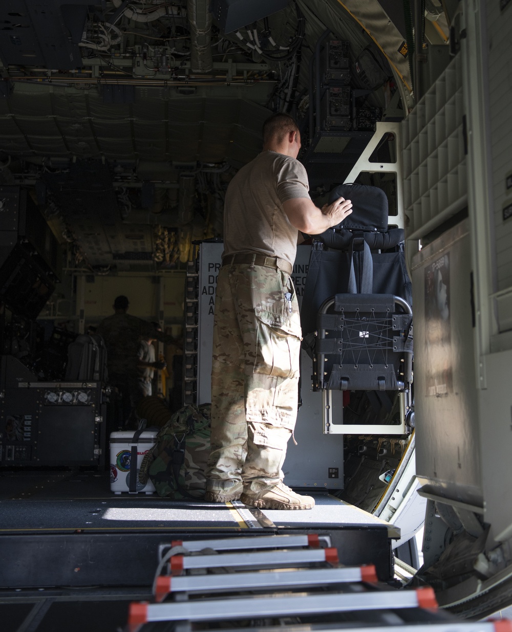 Reservists prepare for AC-130J training mission