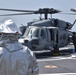 USNS Burlington Sailor Stands By During Refueling