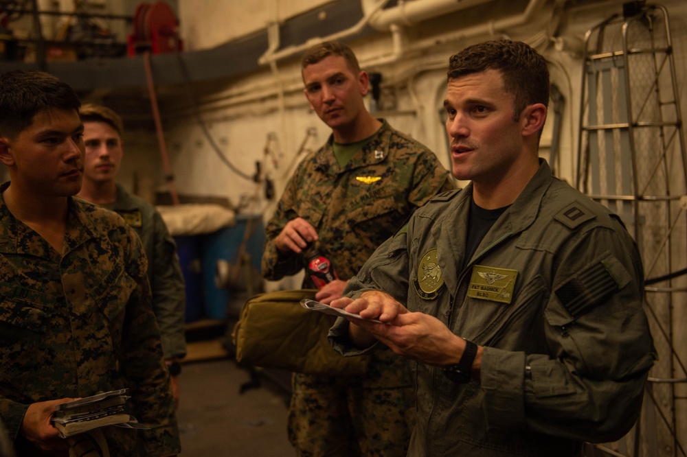 HSC 26 Conducts Rescue Strop Training with 1st Battalion, 6th Marine Regiment