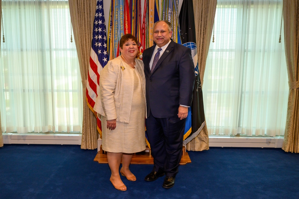 Secretary of Defense swears Secretary of the Navy