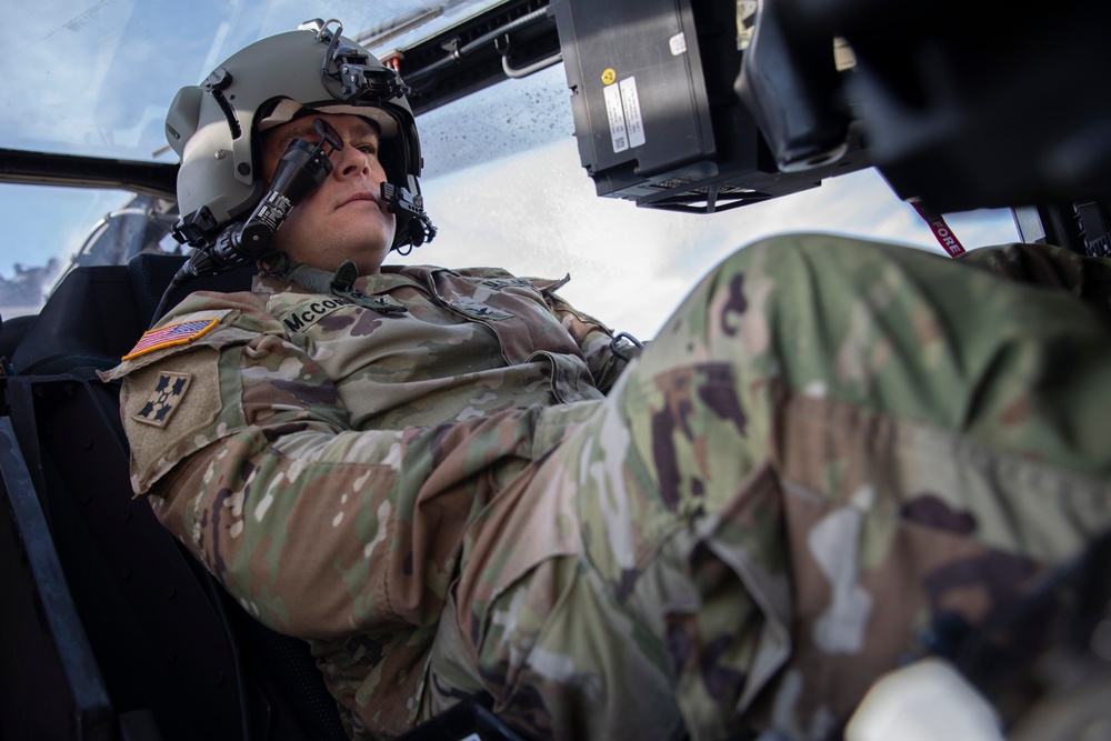 The 3rd Infantry Division Chief of Staff visits Marne Air Soldiers at Hunter Army Airfield.