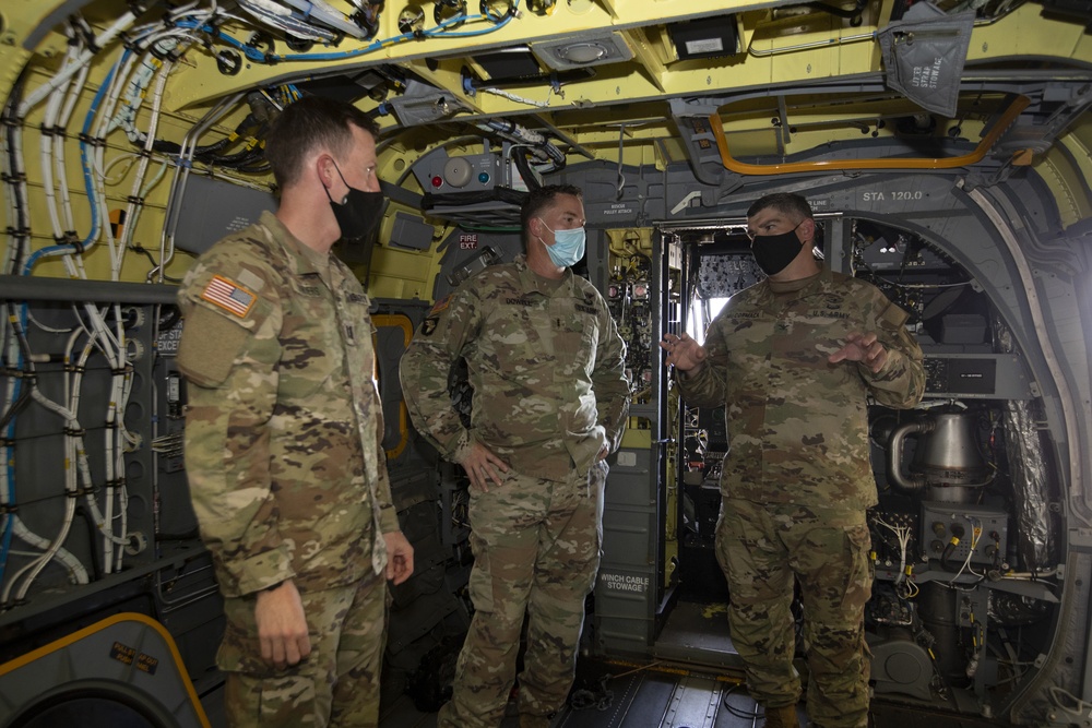 The 3rd Infantry Division Chief of Staff visits Marne Air Soldiers at Hunter Army Airfield.