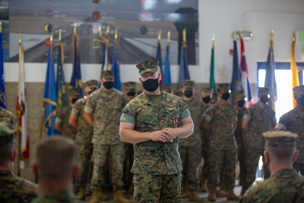 Det. B, MAG-41 Change of Command Ceremony