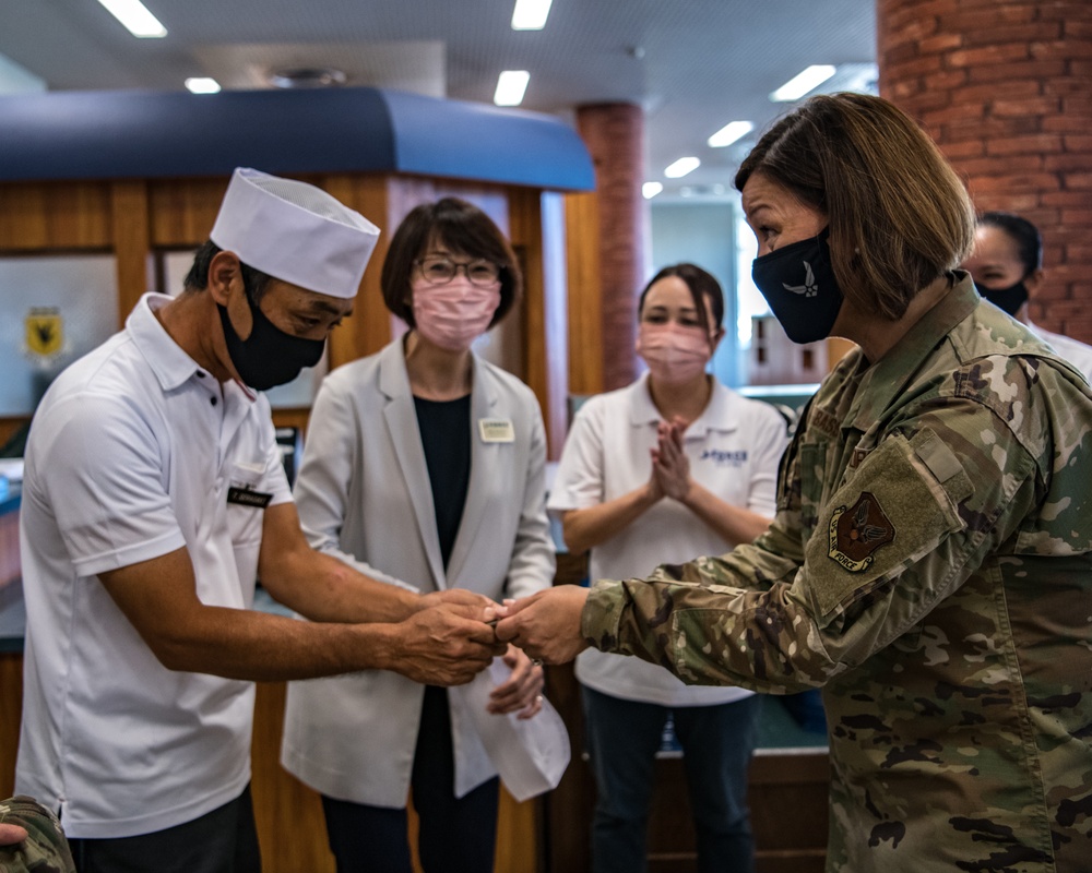 CMSAF Bass visits Kadena