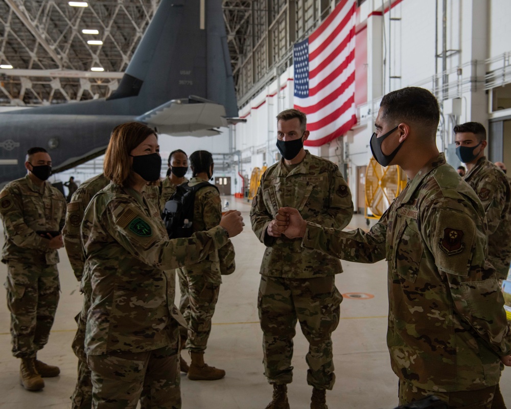 CMSAF Bass visits Kadena