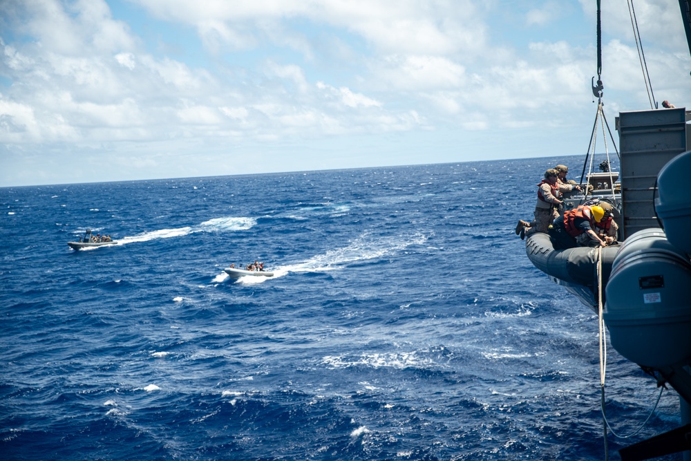 11th MEU ADRD Marines conduct RIB touch-and-go training