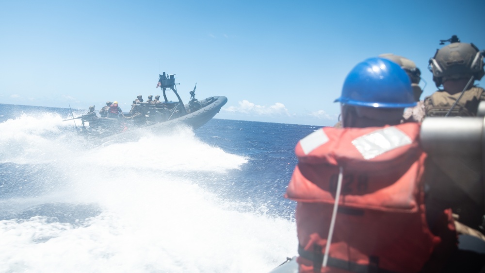 11th MEU ADRD Marines conduct RIB touch-and-go training