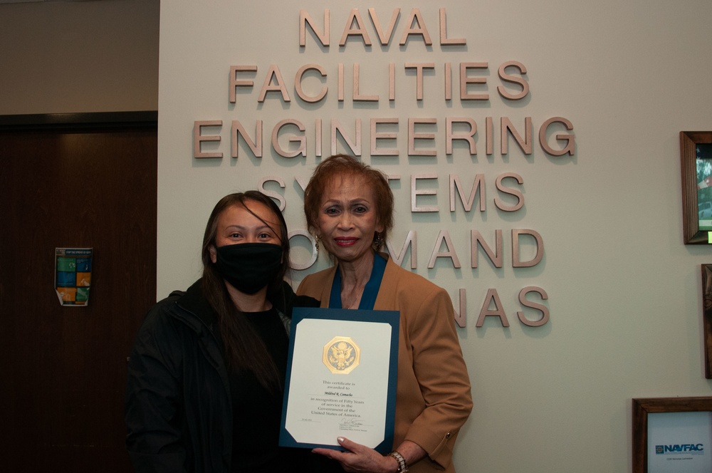 NAVFAC Marianas Employee Celebrates 50 Years of Service