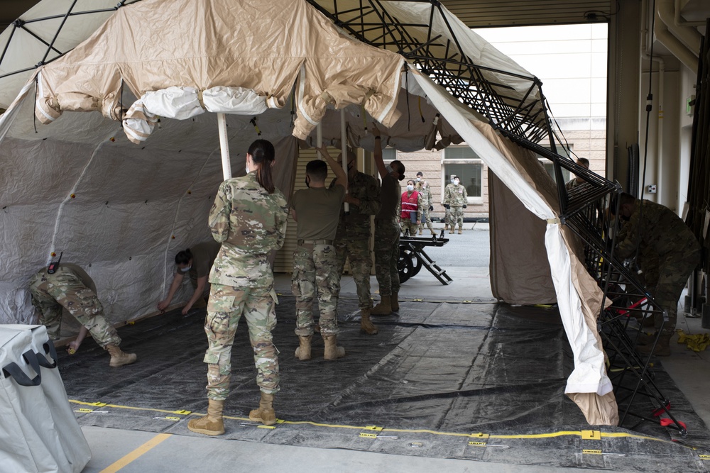673d Medical Group conducts readiness exercise Ready Eagle 21 at JBER