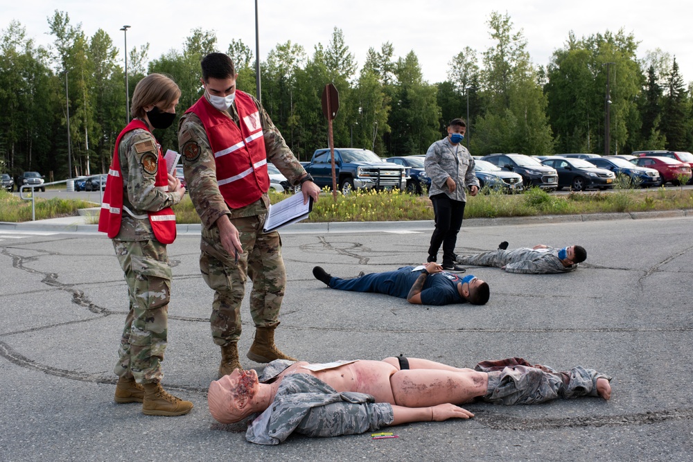 673d Medical Group conducts readiness exercise Ready Eagle 21 at JBER
