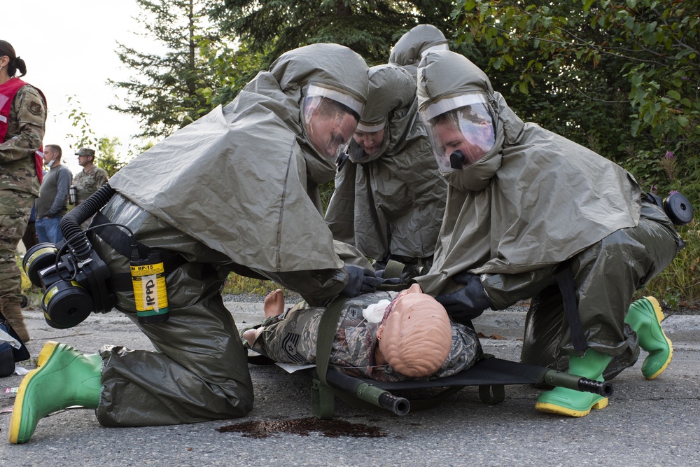 673d Medical Group conducts readiness exercise Ready Eagle 21 at JBER