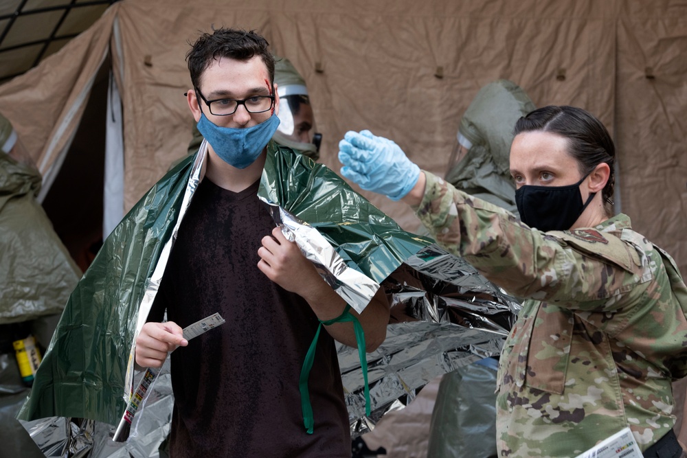673d Medical Group conducts readiness exercise Ready Eagle 21 at JBER