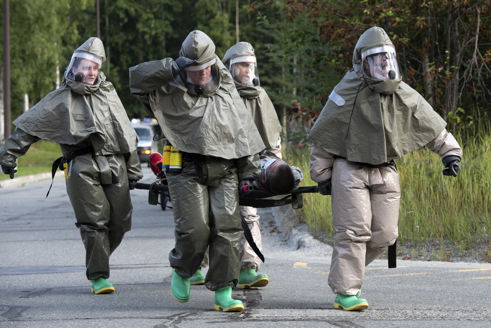 673d Medical Group conducts readiness exercise Ready Eagle 21 at JBER