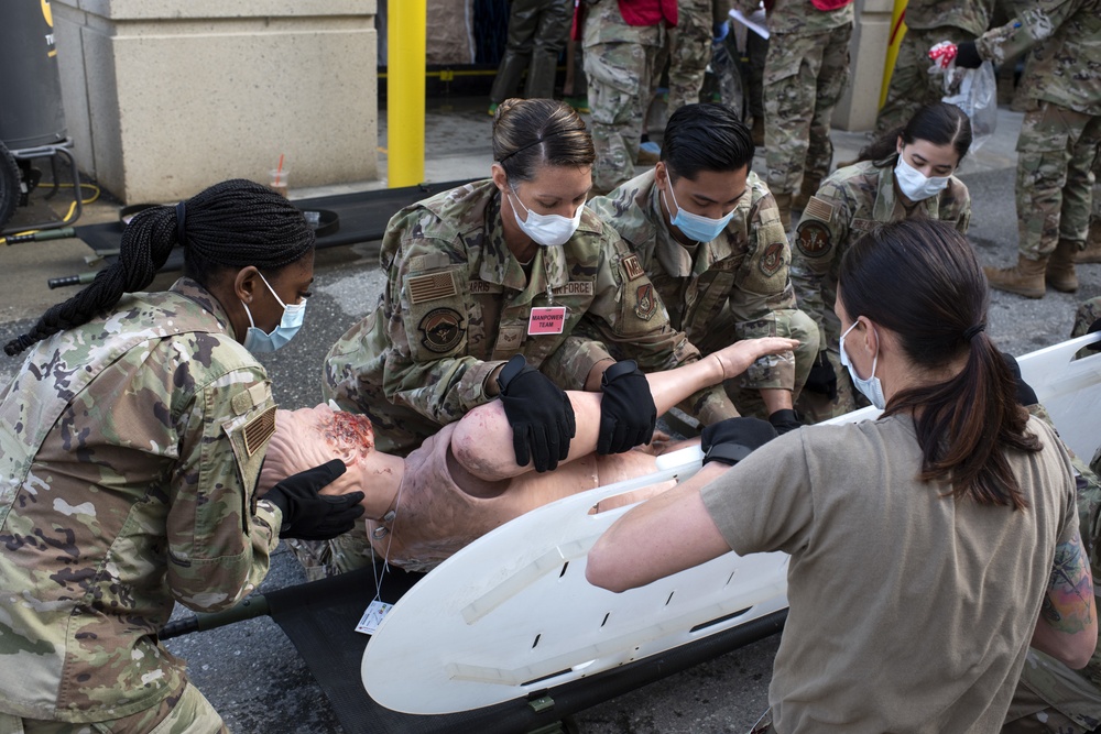 673d Medical Group conducts readiness exercise Ready Eagle 21 at JBER