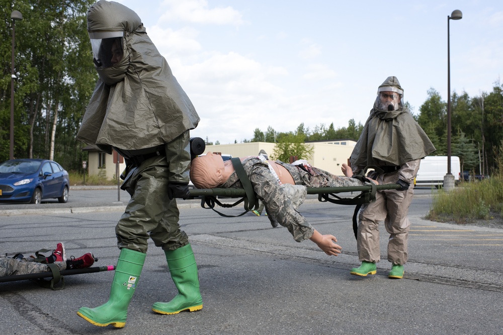 673d Medical Group conducts readiness exercise Ready Eagle 21 at JBER