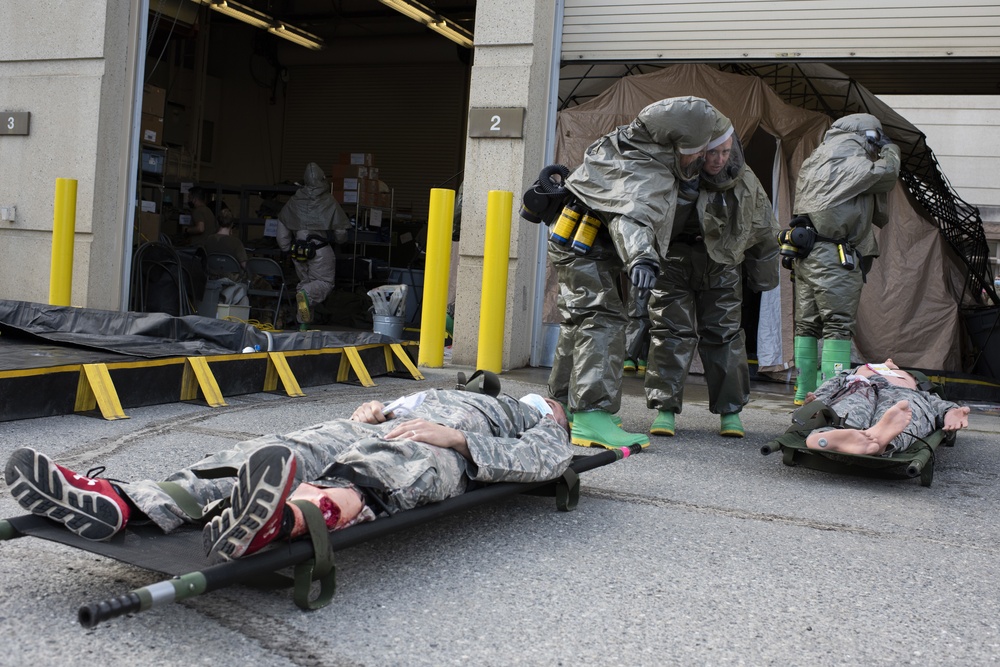 673d Medical Group conducts readiness exercise Ready Eagle 21 at JBER