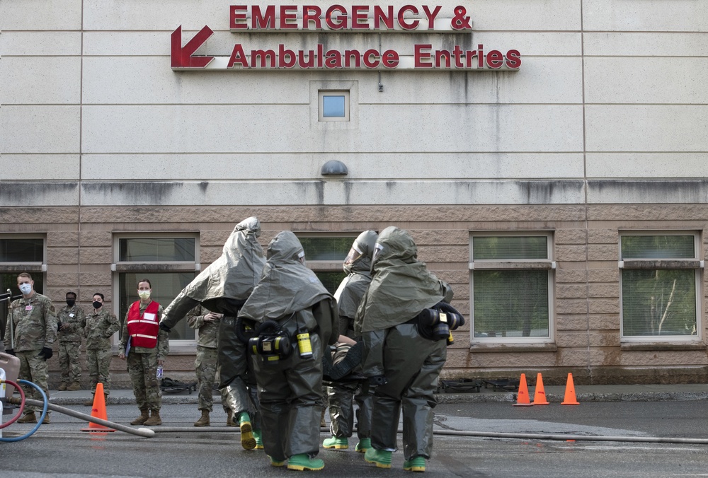673d Medical Group conducts readiness exercise Ready Eagle 21 at JBER