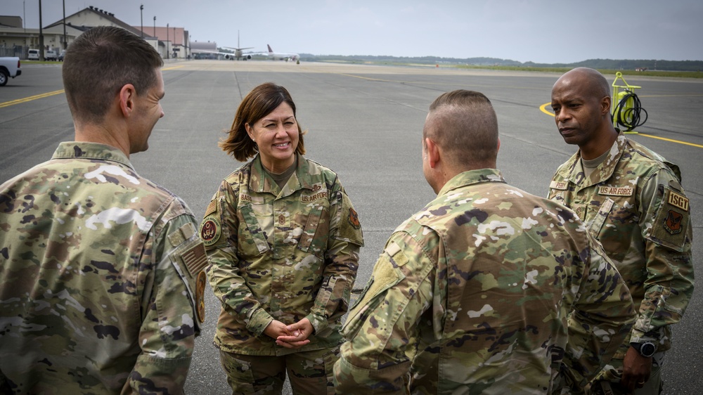 CMSAF 19 Visits Misawa Air Base
