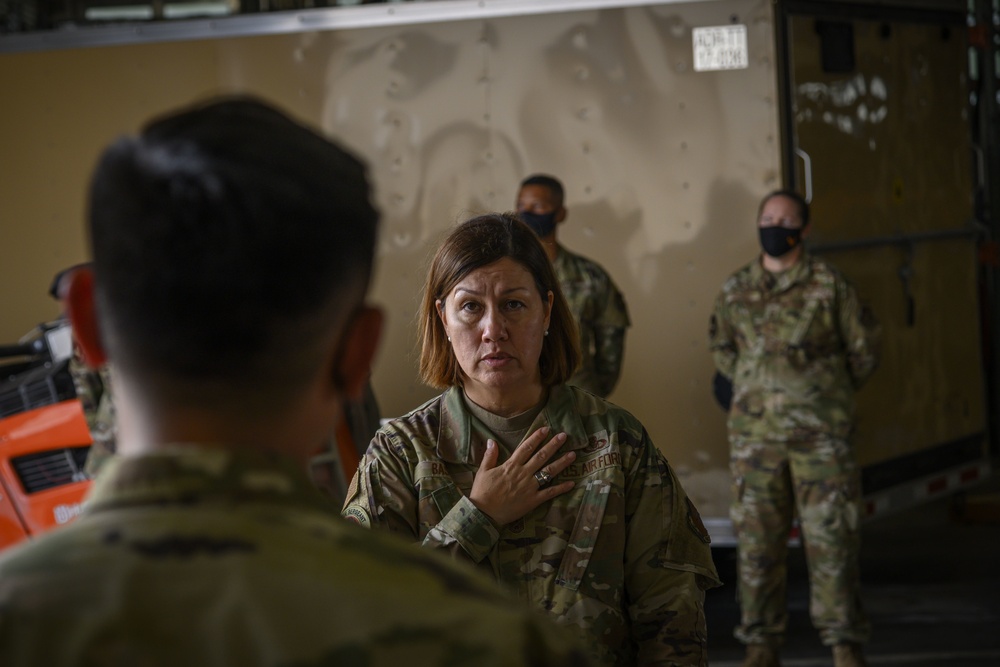 CMSAF 19 Visits Misawa Air Base