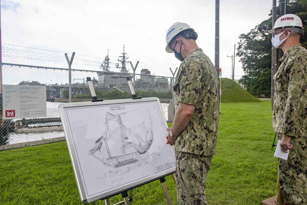 CFAY, CNRJ, Army Corps of Engineers break ground on new wharf at Urago Munitions Depot