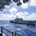 USS America (LHA 6) Conducts a Fueling-At-Sea with USS Charleston (LCS 18)