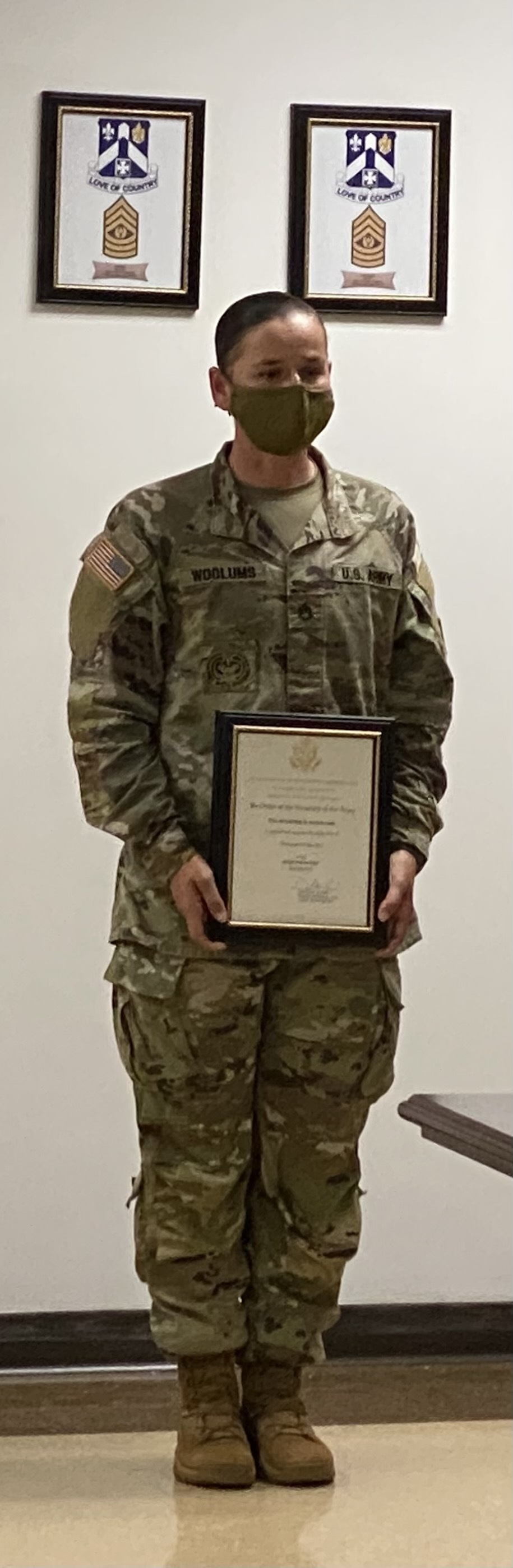 Female NCO makes history at Fort Benning