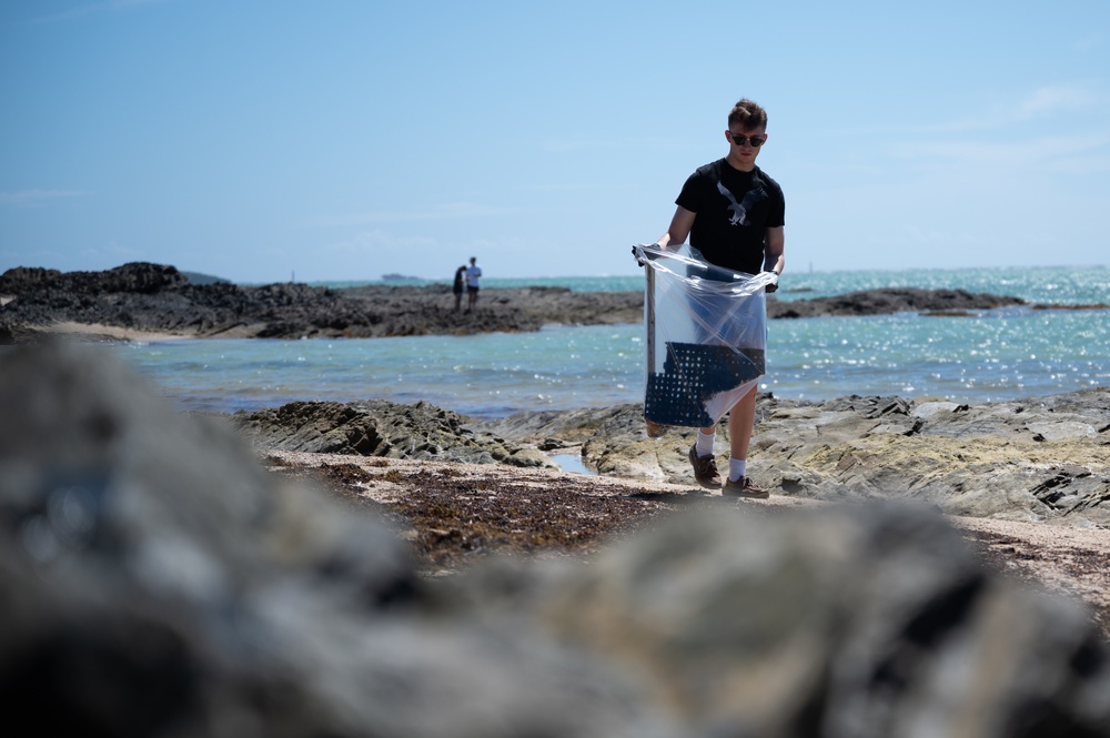 Team Kadena holds beach clean-up