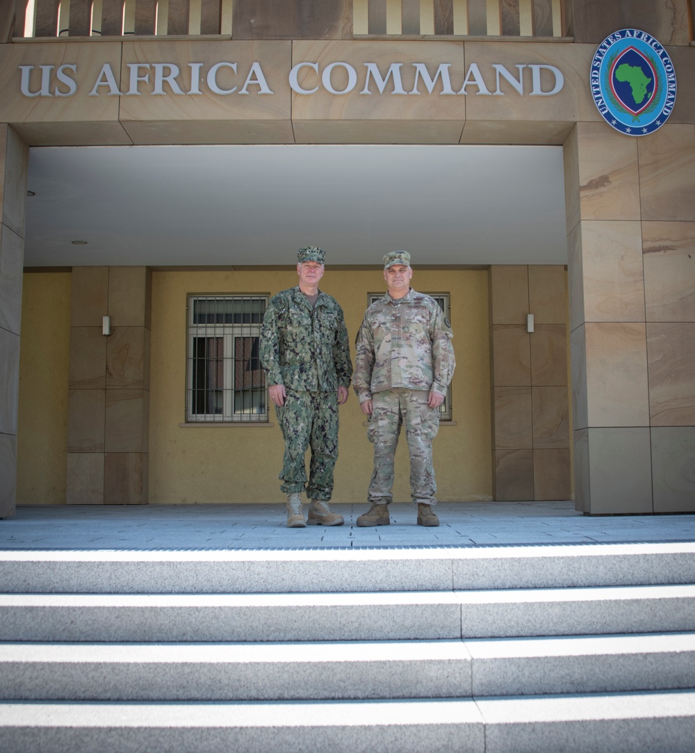 AFRICOM hosts U.S. Coast Guard Atlantic Area commander