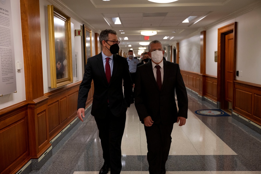 Undersecretary of Defense meets with Israel Director General