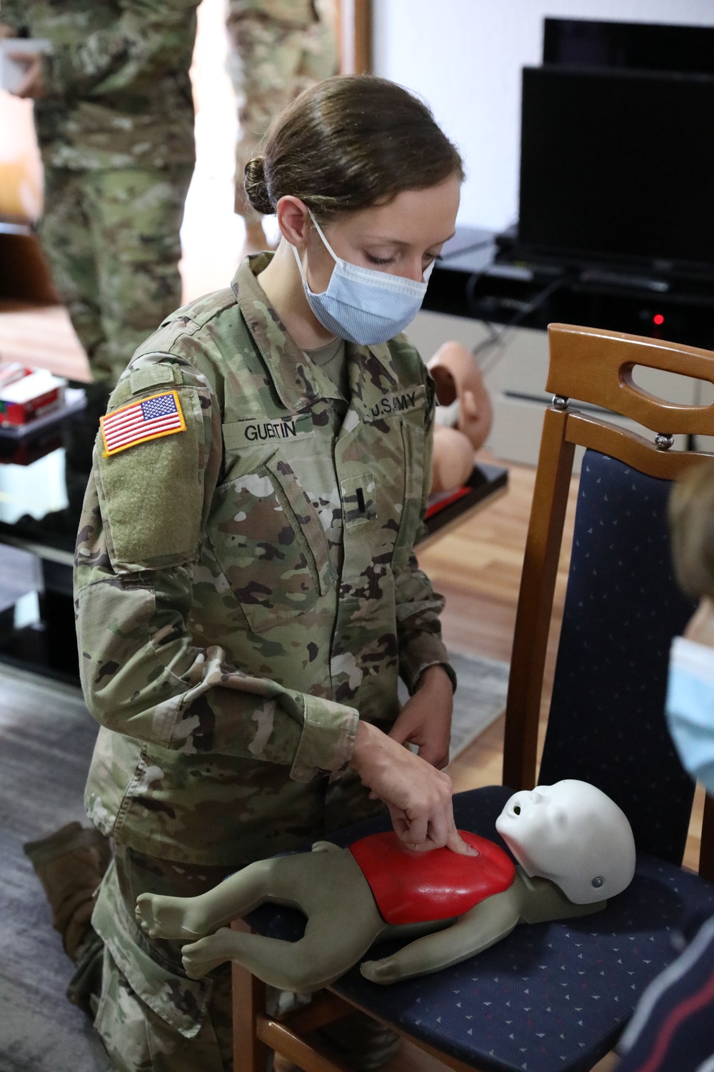 KFOR RC-E Task Force Medical Soldiers Lead Infant and Child CPR Familiarization