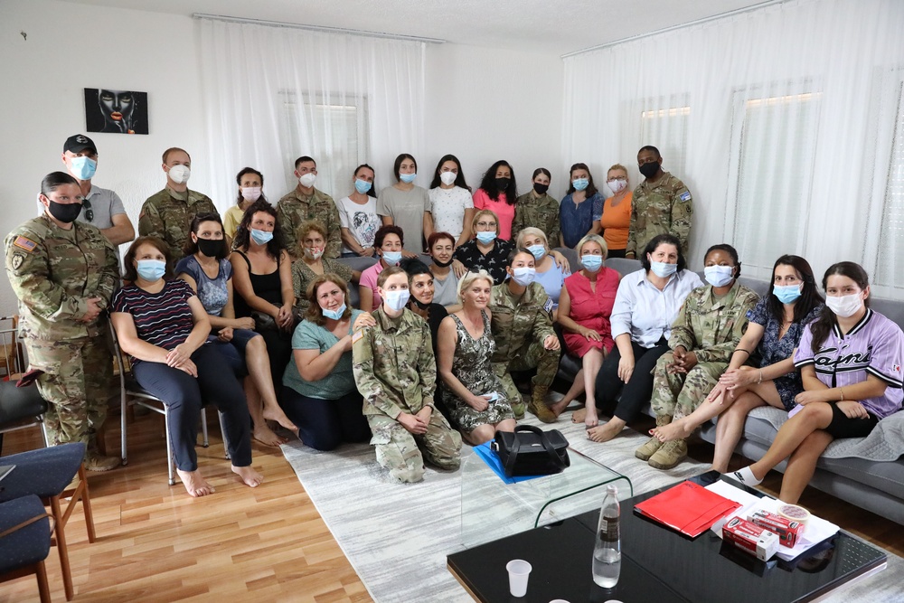 KFOR RC-E Task Force Medical Soldiers Lead Infant and Child CPR Familiarization