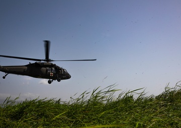 Guardsmen from the Puerto Rico Army National Guard Aviation continue assisting in aid-relief efforts