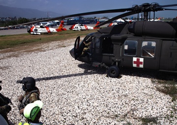 Guardsmen from the Puerto Rico Army National Guard Aviation continue assisting in aid-relief efforts