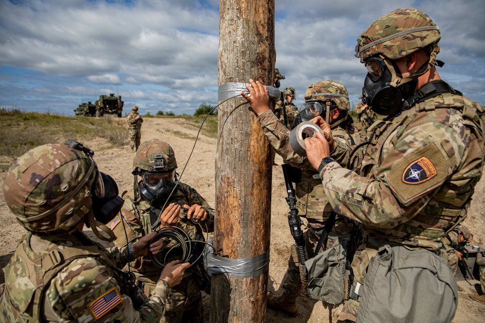 U.S. Army National Guard combat engineers demolition range training